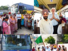 ਸ਼ਰਧਾਲੂਆਂ ਦੀਆਂ ਧਾਰਮਿਕ ਭਾਵਨਾਵਾਂ ਦਾ ਸਨਮਾਨ ਕਰ ਰਹੀ ਹੈ ਪੰਜਾਬ ਸਰਕਾਰ: ਡਾ. ਬਲਬੀਰ ਸਿੰਘ ਪਟਿਆਲਾ, 31 ਮਈ (ਜਿੱਤੇਸ ਜੌਲੀ) ਪੰਜਾਬ ਦੇ ਸਿਹਤ ਅਤੇ ਪਰਿਵਾਰ ਭਲਾਈ ਮੰਤਰੀ ਡਾ. ਬਲਬੀਰ ਸਿੰਘ ਨੇ ਅੱਜ ਪਟਿਆਲਾ ਦਿਹਾਤੀ ਦੇ ਵਾਰਡ ਨੰਬਰ 4, ਸਿੱਧੂ ਕਲੋਨੀ ਅਤੇ ਮਨਜੀਤ ਨਗਰ ਤੋਂ ਮੁੱਖ ਮੰਤਰੀ ਤੀਰਥ ਯਾਤਰਾ ਯੋਜਨਾ ਤਹਿਤ ਸ਼ਰਧਾਲੂਆਂ ਦੀ ਬੱਸ ਨੂੰ ਹਰੀ ਝੰਡੀ ਦੇ ਕੇ ਰਵਾਨਾ ਕੀਤਾ। ਇਸ ਮੌਕੇ ਵੱਡੀ ਗਿਣਤੀ ਵਿੱਚ ਇਲਾਕਾ ਵਾਸੀ ਅਤੇ ਸ਼ਰਧਾਲੂ ਹਾਜ਼ਰ ਸਨ, ਜਿਨ੍ਹਾਂ ਵਿੱਚ ਯੋਜਨਾ ਪ੍ਰਤੀ ਖਾਸਾ ਉਤਸ਼ਾਹ ਵੇਖਣ ਨੂੰ ਮਿਲਿਆ। ਇਸ ਮੌਕੇ ਸੰਬੋਧਨ ਕਰਦਿਆਂ ਡਾ. ਬਲਬੀਰ ਸਿੰਘ ਨੇ ਕਿਹਾ ਕਿ ਪੰਜਾਬ ਸਰਕਾਰ ਮੁੱਖ ਮੰਤਰੀ ਸ੍ਰ ਭਗਵੰਤ ਸਿੰਘ ਮਾਨ ਦੀ ਅਗਵਾਈ ਹੇਠ ਲੋਕ-ਭਲਾਈ ਅਤੇ ਲੋਕਾਂ ਦੀਆਂ ਧਾਰਮਿਕ ਭਾਵਨਾਵਾਂ ਦਾ ਸਨਮਾਨ ਕਰਨ ਲਈ ਵਚਨਬੱਧ ਹੈ। ਉਨ੍ਹਾਂ ਕਿਹਾ ਕਿ ਮੁੱਖ ਮੰਤਰੀ ਤੀਰਥ ਯਾਤਰਾ ਯੋਜਨਾ ਰਾਹੀਂ ਪੰਜਾਬ ਦੇ ਹਜ਼ਾਰਾਂ ਸ਼ਰਧਾਲੂਆਂ ਨੂੰ ਵੱਖ-ਵੱਖ ਧਾਰਮਿਕ ਅਸਥਾਨਾਂ ਦੇ ਦਰਸ਼ਨ ਕਰਨ ਦਾ ਸੁਨਹਿਰੀ ਮੌਕਾ ਮਿਲ ਰਿਹਾ ਹੈ। ਇਸ ਯੋਜਨਾ ਅਧੀਨ ਅੱਜ ਰਵਾਨਾ ਹੋਈ ਬੱਸ ਵਿੱਚ ਸ਼ਾਮਲ ਸ਼ਰਧਾਲੂ ਸ੍ਰੀ ਦਰਬਾਰ ਸਾਹਿਬ ਅੰਮ੍ਰਿਤਸਰ, ਦੁਰਗਿਆਣਾ ਮੰਦਰ ਅਤੇ ਹੋਰ ਪ੍ਰਮੁੱਖ ਧਾਰਮਿਕ ਸਥਾਨਾਂ ਦੇ ਦਰਸ਼ਨ ਕਰਨਗੇ। ਡਾ. ਬਲਬੀਰ ਸਿੰਘ ਨੇ ਦੱਸਿਆ ਕਿ ਇਸ ਯੋਜਨਾ ਦਾ ਲਾਭ ਖ਼ਾਸ ਤੌਰ ’ਤੇ ਉਨ੍ਹਾਂ ਲੋਕਾਂ ਨੂੰ ਮਿਲ ਰਿਹਾ ਹੈ ਜੋ ਆਰਥਿਕ ਜਾਂ ਹੋਰ ਕਾਰਨਾਂ ਕਰਕੇ ਧਾਰਮਿਕ ਅਸਥਾਨਾਂ ਦੇ ਦਰਸ਼ਨ ਕਰਨ ਤੋਂ ਵਾਂਝੇ ਰਹਿ ਜਾਂਦੇ ਹਨ। ਸਿਹਤ ਮੰਤਰੀ ਨੇ ਕਿਹਾ ਕਿ ਪੰਜਾਬ ਸਰਕਾਰ ਵੱਲੋਂ ਸ਼ੁਰੂ ਕੀਤੀ ਗਈ ਇਹ ਲੋਕ-ਭਲਾਈ ਸਕੀਮ ਲੋਕਾਂ ਵਿੱਚ ਕਾਫ਼ੀ ਹਰਮਨਪਿਆਰੀ ਸਾਬਤ ਹੋ ਰਹੀ ਹੈ ਅਤੇ ਇਲਾਕਾ ਵਾਸੀਆਂ ਵੱਲੋਂ ਇਸ ਨੂੰ ਭਰਵਾਂ ਸਹਿਯੋਗ ਅਤੇ ਸ਼ਲਾਘਾ ਮਿਲ ਰਹੀ ਹੈ। ਉਨ੍ਹਾਂ ਕਿਹਾ ਕਿ ਲੋਕਾਂ ਦੀਆਂ ਭਾਵਨਾਵਾਂ ਅਤੇ ਉਮੀਦਾਂ ਨੂੰ ਧਿਆਨ ਵਿੱਚ ਰੱਖਦਿਆਂ ਸਰਕਾਰ ਅਜਿਹੀਆਂ ਹੋਰ ਭਲਾਈ ਯੋਜਨਾਵਾਂ ਵੀ ਲਗਾਤਾਰ ਲਾਗੂ ਕਰ ਰਹੀ ਹੈ। ਸ਼ਰਧਾਲੂਆਂ ਨੇ ਪੰਜਾਬ ਸਰਕਾਰ ਅਤੇ ਮੁੱਖ ਮੰਤਰੀ ਸ੍ਰੀ ਭਗਵੰਤ ਸਿੰਘ ਮਾਨ ਦਾ ਧੰਨਵਾਦ ਕਰਦਿਆਂ ਕਿਹਾ ਕਿ ਇਸ ਯੋਜਨਾ ਕਾਰਨ ਉਨ੍ਹਾਂ ਨੂੰ ਧਾਰਮਿਕ ਅਸਥਾਨਾਂ ਦੇ ਦਰਸ਼ਨ ਕਰਨ ਦਾ ਸੁਨਹਿਰੀ ਮੌਕਾ ਮਿਲਿਆ ਹੈ। ਉਨ੍ਹਾਂ ਕਿਹਾ ਕਿ ਇਹ ਯੋਜਨਾ ਸਮਾਜ ਦੇ ਹਰ ਵਰਗ ਲਈ ਲਾਭਦਾਇਕ ਸਾਬਤ ਹੋ ਰਹੀ ਹੈ। ਇਸ ਮੌਕੇ ਵਾਰਡ ਨੰਬਰ 4 ਤੋਂ ਐਮ.ਸੀ. ਮਨਦੀਪ ਸਿੰਘ ਵਿਰਦੀ ਵੀ ਵਿਸ਼ੇਸ਼ ਤੌਰ ’ਤੇ ਮੌਜੂਦ ਸਨ। ਉਨ੍ਹਾਂ ਨੇ ਵੀ ਇਸ ਲੋਕ-ਹਿਤੈਸ਼ੀ ਯੋਜਨਾ ਦੀ ਸ਼ਲਾਘਾ ਕਰਦਿਆਂ ਕਿਹਾ ਕਿ ਪੰਜਾਬ ਸਰਕਾਰ ਲੋਕਾਂ ਦੀ ਭਲਾਈ ਲਈ ਵਚਨਬੱਧ ਹੋ ਕੇ ਕੰਮ ਕਰ ਰਹੀ ਹੈ ਅਤੇ ਅਜਿਹੀਆਂ ਸਕੀਮਾਂ ਲੋਕਾਂ ਦੀ ਜ਼ਿੰਦਗੀ ਵਿੱਚ ਸਕਾਰਾਤਮਕ ਬਦਲਾਅ ਲਿਆ ਰਹੀਆਂ ਹਨ। ਸਮਾਗਮ ਦੌਰਾਨ ਸ਼ਰਧਾਲੂਆਂ ਨੂੰ ਸ਼ੁਭਕਾਮਨਾਵਾਂ ਦਿੰਦਿਆਂ ਡਾ. ਬਲਬੀਰ ਸਿੰਘ ਨੇ ਉਨ੍ਹਾਂ ਦੀ ਸੁਖਦ ਅਤੇ ਸੁਰੱਖਿਅਤ ਯਾਤਰਾ ਦੀ ਕਾਮਨਾ ਕੀਤੀ ਅਤੇ ਕਿਹਾ ਕਿ ਸਰਕਾਰ ਵੱਲੋਂ ਯਾਤਰਾ ਦੌਰਾਨ ਹਰ ਲੋੜੀਂਦੀ ਸਹੂਲਤ ਯਕੀਨੀ ਬਣਾਈ ਗਈ ਹੈ।