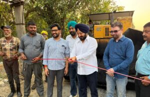 ਖੰਡਾ ਚੋਂਕ ਤੋ ਫਲਾਈ ਓਵਰ ਤੱਕ ਸੜਕ ਦਾ ਵਿਧਾਇਕ ਕੋਹਲੀ ਵਲੋਂ ਉਦਘਾਟਨ