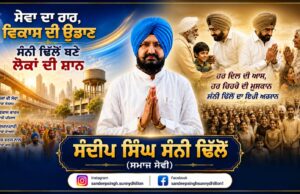 ਪੰਜਾਬੀਆਂ ਦੀ ਸੇਵਾ ਲਈ ਸਿਆਸਤ ਵਿੱਚ ਆਏ ਸਨੀ ਢਿੱਲੋਂ